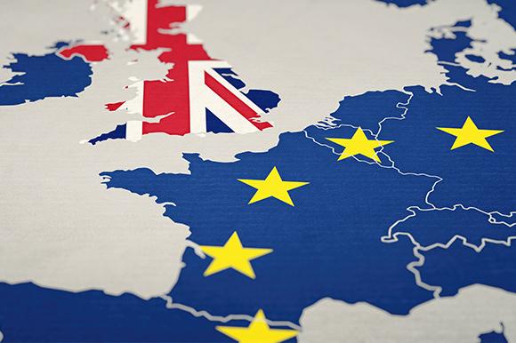 International removals. A map of the UK and Europe.